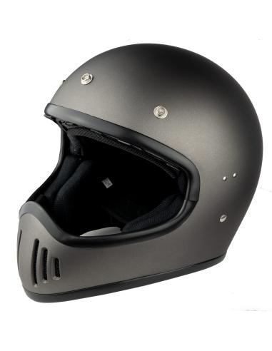 Acquista Casco Integrale El Gamberro By Iguana Custom - Grigio Opaco a prezzo scontato