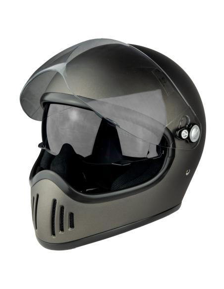 Acquista Casco Integrale Il Più Ribelle Con Visiera Grigio Opaco By Iguana Custom a prezzo scontato