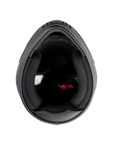 CAPACETE FACIAL COMPLETO EL MAS GAMBERRO COM ECRÃ PRETO MATE POR COSTUME IGUANA