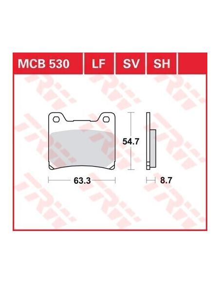 Acquista Pastiglie Freno Posteriore Sinterizzate Mcb530Sh a prezzo scontato