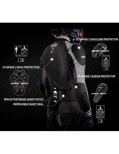 Veste Intérieure Ls2 X-Armor Avec Protections Ls2