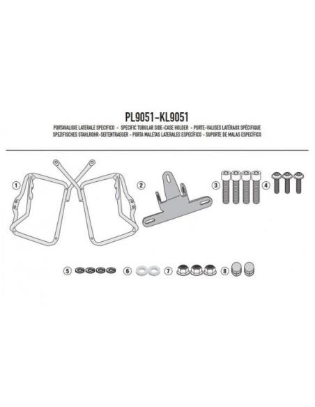SIDE CASES HOLDER GIVI MONOKEY INTERCEPTOR 650