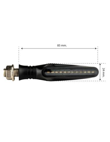 CLIGNOTANTS SÉQUENTIELS À LED POUR MOTO HOMOLOGUÉS