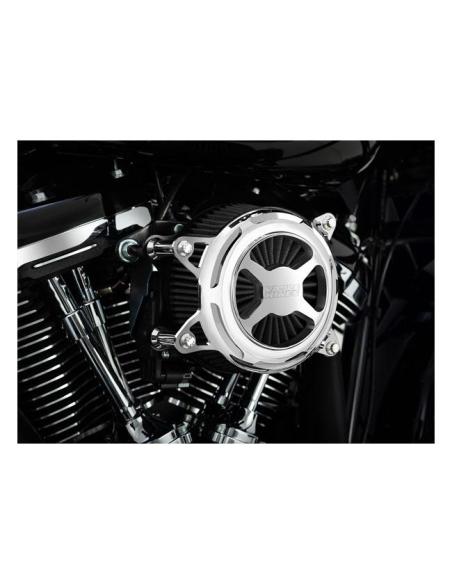 FILTRE A AIR V&H VO2 X CHROME HARLEY SPORTSTER 91-22
