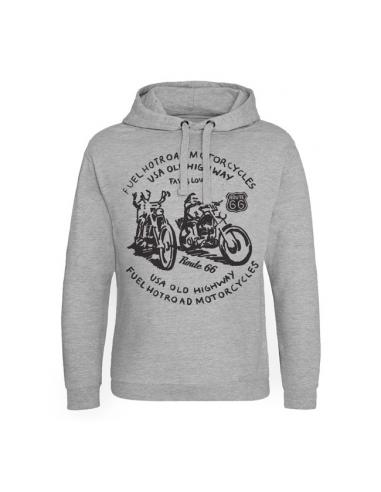 ROUTE 66 FUEL EPIC GRAY HOODIE