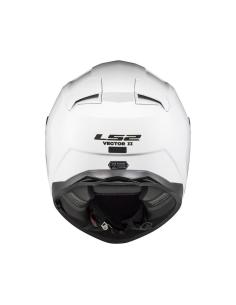 LS2 VECTOR II INTEGRAL HELMET GLOSS WHITE 2