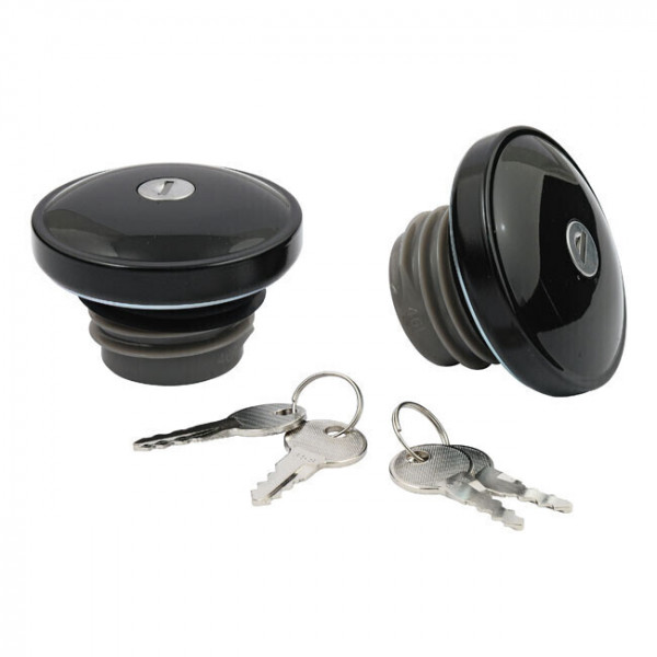 SET "BLACK" GASCAPS WITH LOCK