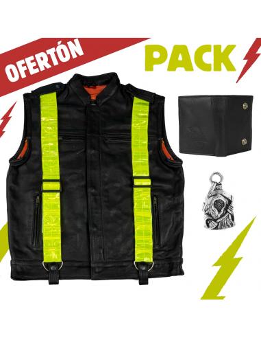 PACK L.A. VISION VEST WITH IGUANA CLASP WALLET AND GUARDIAN BELL