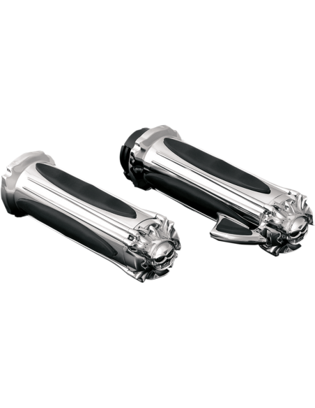 Zombie Skull Grips With Hd Shank And Throttle Support