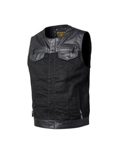 RSD SEVENTY4 TEMPLE BLACK JEANS AND LEATHER VEST