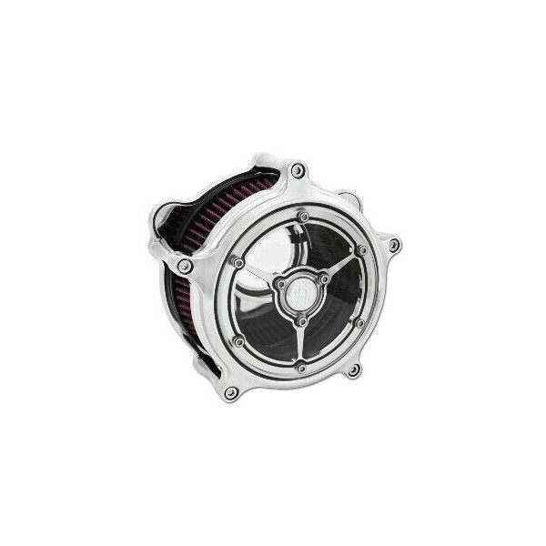 CLARITY AIR CLEANER CHROMED ROLAND SANDS 08-UP TOURING