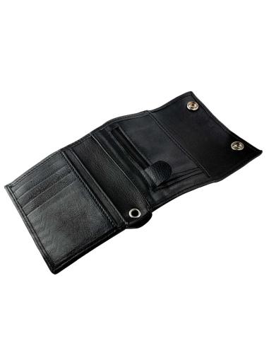 PORTEFEUILLE EN CUIR IGUANA CUSTOM COLLECTION AVEC FERMETURES À BOUCLE
