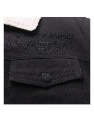 Comprar Chaqueta Sherpa West Coast Choppers Black Canvas a precio de oferta