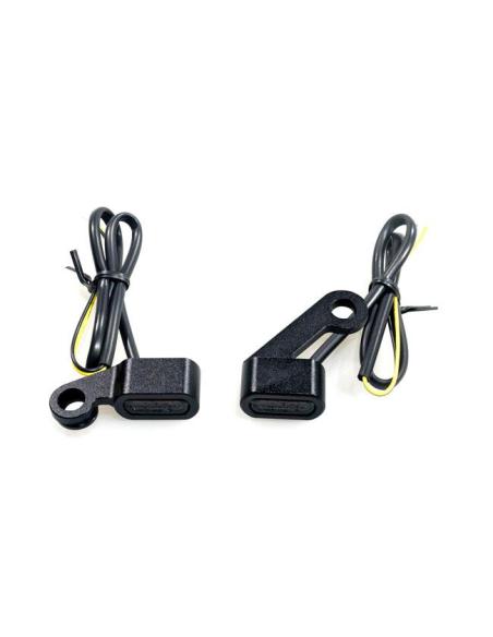 Comprar Intermitentes De Maneta Negros Ahumados Para Sportster 04-13 a precio de oferta