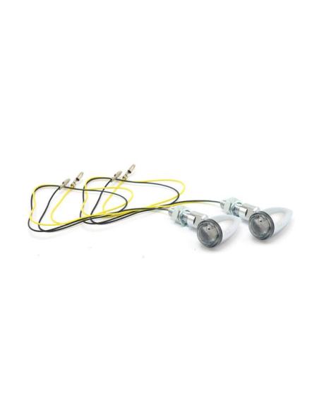 NANO-BULLET CHROMED SMOKE ALUMINIUM TURN SIGNALS HOMOLOGATED