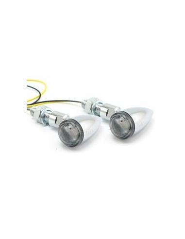 NANO-BULLET CHROMED SMOKE ALUMINIUM TURN SIGNALS HOMOLOGATED