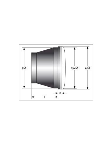 Comprar Lente Led Type 8  7" Pulgadas Homologada Negra a precio de oferta