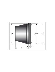 Copy Of 5 3/4" Tipo 7 Led Lens 5 3/4" Tipo 7 Aprovado Preto 2