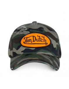 GORRA VON DUTCH BASEBALL CAMO ORANGE LOGO 2