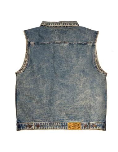 Comprar Chaleco Vaquero Azul Lavado Mcs a precio de oferta