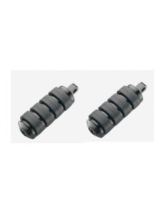 Estriberas Para Harley Negras Con Gomas Grandes