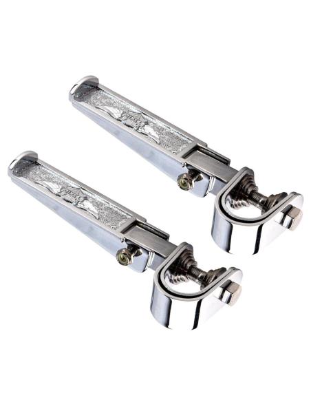 Footpegs Decorated V-Twin With 25 Mm Flanges