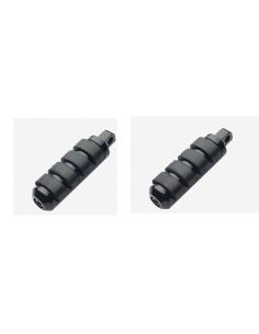 Estriberas Para Harley Negras Con Gomas Medianas