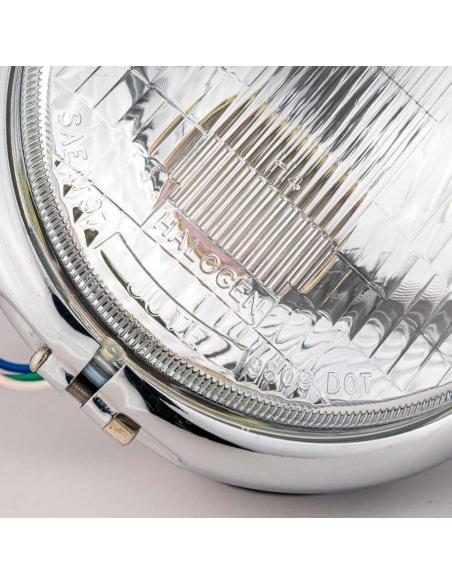 FAROL COM ANCORAGEM LATERAL CROMADA 5-3/4"