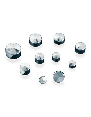 TAMPAS CROMADAS PARA PARAFUSO TORX T30 OU HEX 9/16 POLEGADAS