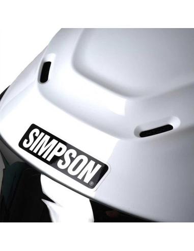 SIMPSON SPEED FULL FACE HELMET IN GLOSSY WHITE