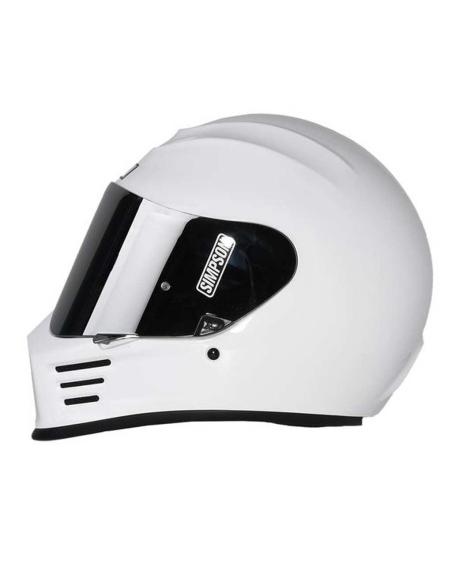 Comprar Casco Simpson Integral Speed En Blanco Brillo a precio de oferta