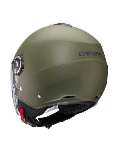 CASQUE JET À DOUBLE VISIÈRE CABERG RIVIERA V4 GREEN MAT