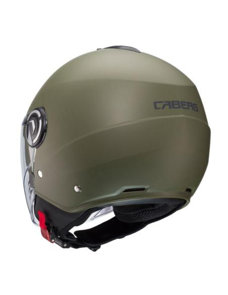 CASQUE JET À DOUBLE VISIÈRE CABERG RIVIERA V4 GREEN MAT