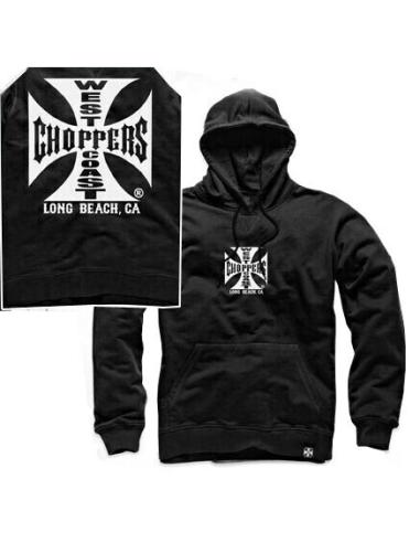 HODDIE HOODIE BLACK ORIGINAL HOODIE WEST COAST CHOPPERS