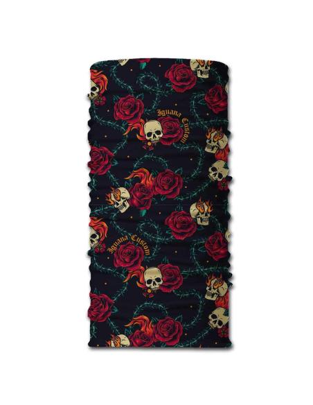 Comprar Braga Tunnel Multifunción Fire Roses And Skulls a precio de oferta