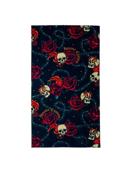 Comprar Braga Tunnel Multifunción Fire Roses And Skulls a precio de oferta