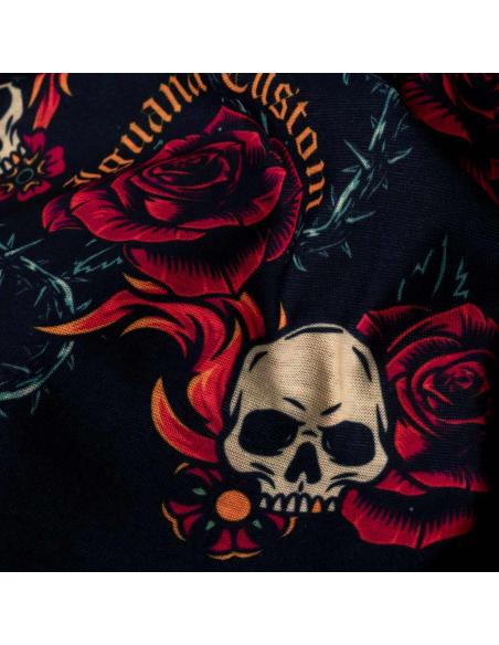 Comprar Braga Tunnel Multifunción Fire Roses And Skulls a precio de oferta