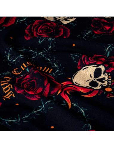 Comprar Braga Tunnel Multifunción Fire Roses And Skulls a precio de oferta