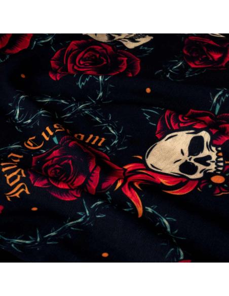 Comprar Braga Tunnel Multifunción Fire Roses And Skulls a precio de oferta