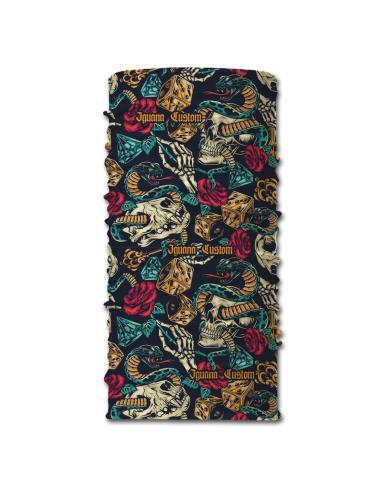 Comprar Braga Multiusos Snakes, Roses And Skull a precio de oferta