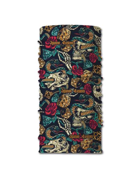 Comprar Braga Multiusos Snakes, Roses And Skull a precio de oferta