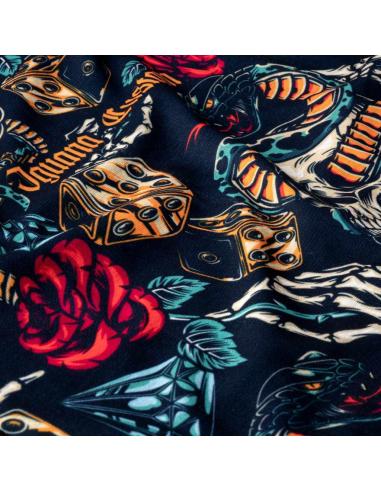 Comprar Braga Multiusos Snakes, Roses And Skull a precio de oferta