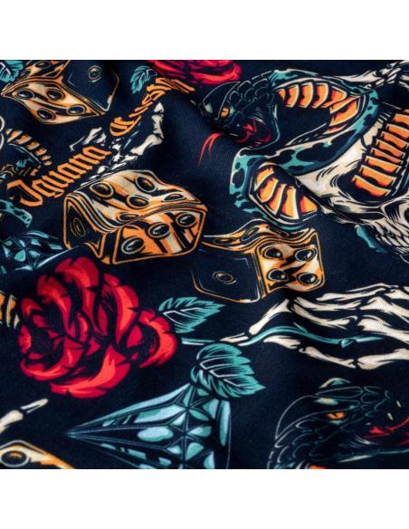 Comprar Braga Multiusos Snakes, Roses And Skull a precio de oferta