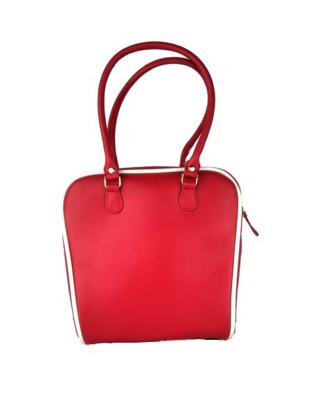 Sac Simulé En Cuir Rouge Avec Étoile Blanche | Prix Promo