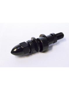 MIRROR ADAPTOR FITS HARLEY 8MM BLACK