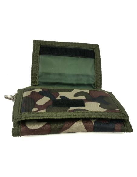 ARMY EMBROIDERED CAMOUFLAGE CANVAS WALLET