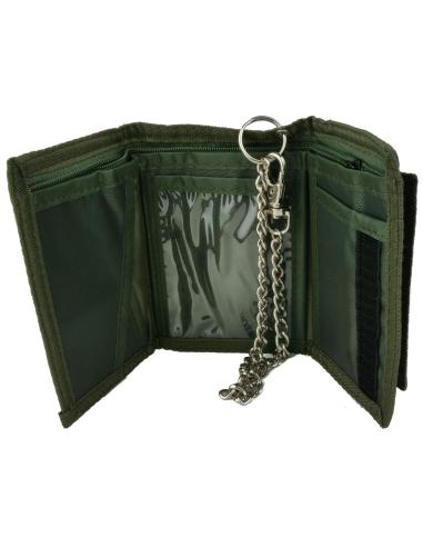 AIRFORCE EMBROIDERED CAMOUFLAGE CANVAS WALLET