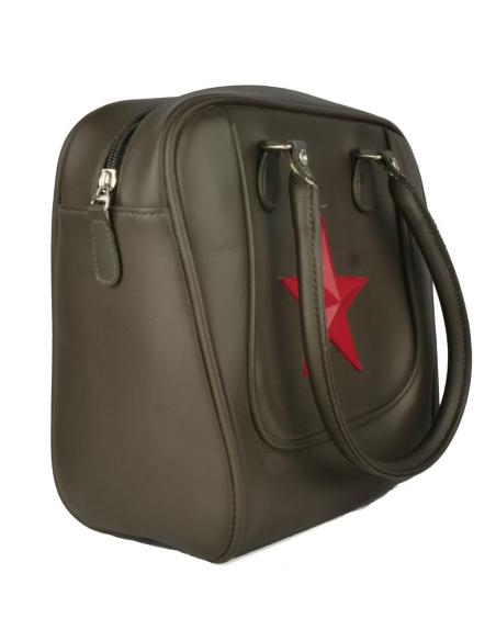 SAC VERT AVEC ÉTOILE ROUGE