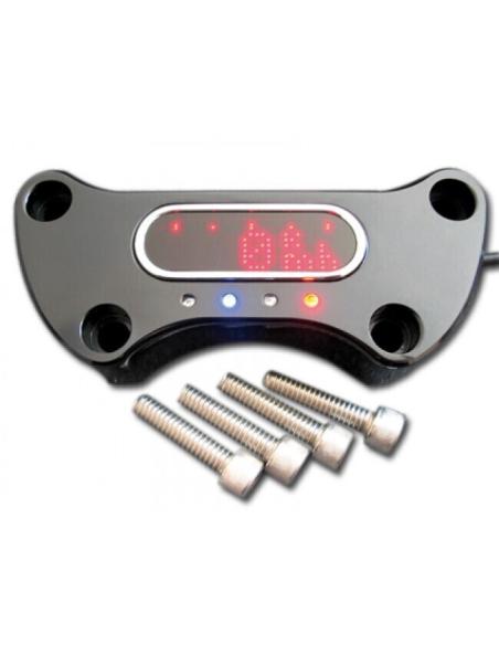 Couvercle De Tourelle Pour Harley Avec Témoin Pour Motoscope Mini