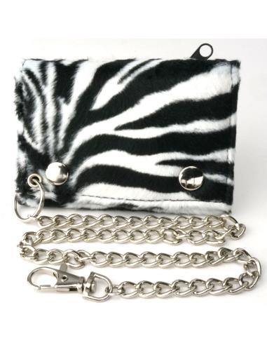 Portefeuille En Toile Zebra | Prix Promo